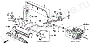 E-3-20 FUEL RAIL/ HIGH PRESSURE PUMP