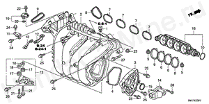 INTAKE MANIFOLD(1.8L) E-3-1 INTAKE MANIFOLD(1.8L)