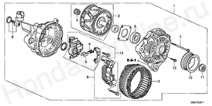 ALTERNATOR(1.8L) E-6-11 ALTERNATOR(1.8L)