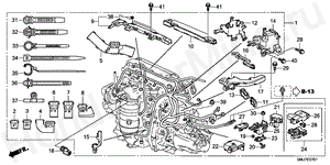 ENGINE WIRE HARNESS(1.8L) E-7-1 ENGINE WIRE HARNESS(1.8L)