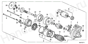 STARTER MOTOR(1.8L) E-7-11 STARTER MOTOR(1.8L)