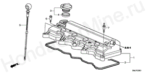 CYLINDER HEAD COVER(1.8L) E-9-1 CYLINDER HEAD COVER(1.8L)