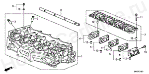 CYLINDER HEAD(1.8L) E-10-1 CYLINDER HEAD(1.8L)