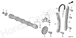 CAMSHAFT/CAM CHAIN(1.8L) E-11-1 CAMSHAFT/CAM CHAIN(1.8L)