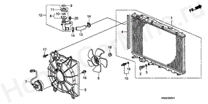 RADIATOR (DENSO) B-5-1 RADIATOR (DENSO)