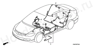 WIRE HARNESS (LH) (3) B-7-2 WIRE HARNESS (LH) (3)
