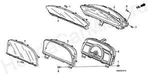 METER COMPONENTS (NS) B-12-10 METER COMPONENTS (NS)