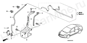 WINDSHIELD WASHER (2) B-15-1 WINDSHIELD WASHER (2)