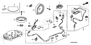 ANTENNA/SPEAKER (LH) B-16 ANTENNA/SPEAKER (LH)