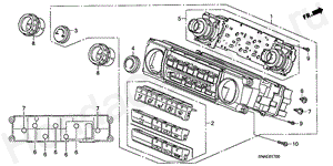 HEATER CONTROL (LH) B-17 HEATER CONTROL (LH)