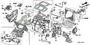 HEATER UNIT (LH) B-17-20 HEATER UNIT (LH)