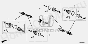 FRONT DRIVESHAFT SET SHORT PARTS B-21-5 FRONT DRIVESHAFT SET SHORT PARTS