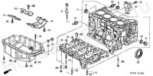  CYLINDER BLOCK - OIL PAN