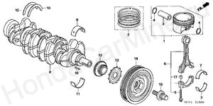 PISTON - CRANKSHAFT PISTON - CRANKSHAFT