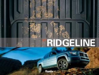 Honda Ridgeline - мощный внедорожный пикап