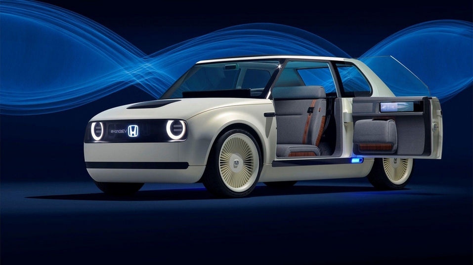 Электрокар Honda Urban EV Конецепт электрокара Honda Urban EV представлен во Франкфурте