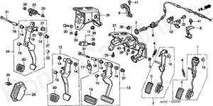 PEDAL (LH) B-23 PEDAL (LH)