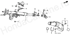 STEERING COLUMN B-32 STEERING COLUMN