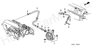 BREATHER CHAMBER (SOHC VTEC) E-8-1 BREATHER CHAMBER (SOHC VTEC)
