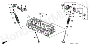 VALVE/ROCKER ARM (SOHC VTEC) E-12-1 VALVE/ROCKER ARM (SOHC VTEC)