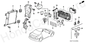 CONTROL UNIT (CABIN)(RH) B-13-6 CONTROL UNIT (CABIN)(RH)