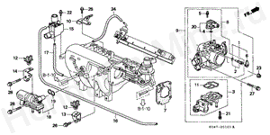 THROTTLE BODY (1.5L SOHC VTEC) E-1-1 THROTTLE BODY (1.5L SOHC VTEC)