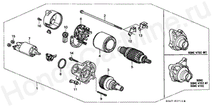 STARTER MOTOR (MITSUBA) E-7-10 STARTER MOTOR (MITSUBA)