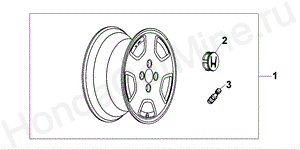 ALLOY WHEEL14 X 5 08W-14-05 ALLOY WHEEL14 X 5