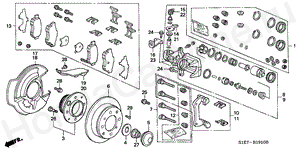 REAR BRAKE (DISK) B-19-10 REAR BRAKE (DISK)