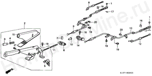 PARKING BRAKE B-26 PARKING BRAKE