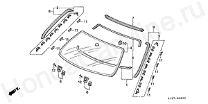 B-52 FRONT WINDSHIELD