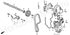 E-11 CAMSHAFT/TIMING BELT (SOHC)
