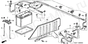 BATTERY (LH) B-6 BATTERY (LH)