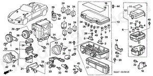 CONTROL UNIT(ENGINE ROOM) (RH) B-13-1 CONTROL UNIT(ENGINE ROOM) (RH)