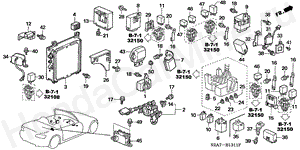 CONTROL UNIT (CABIN) (RH) B-13-11 CONTROL UNIT (CABIN) (RH)