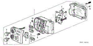 HEATER CONTROL (RH) B-17-1 HEATER CONTROL (RH)