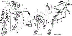 B-23-1 PEDAL (RH)