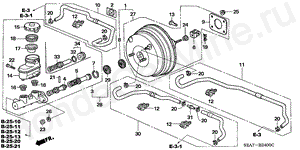 B-24 BRAKE MASTER CYLINDER/ MASTER POWER