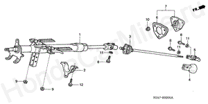 B-32 STEERING COLUMN