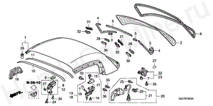 ROOF PANEL (HARD TOP) B-70 ROOF PANEL (HARD TOP)