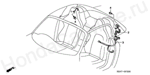 WIRE HARNESS (HARD TOP) B-72 WIRE HARNESS (HARD TOP)