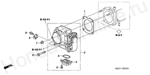 E-1-1 THROTTLE BODY ('06-)