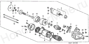 E-7-10 STARTER MOTOR (DENSO)