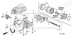 E-13 OIL PUMP/OIL STRAINER