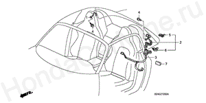 WIRE HARNESS (HARD TOP) BOP-12 WIRE HARNESS (HARD TOP)
