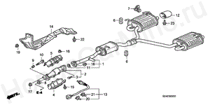 EXHAUST PIPE/SILENCER B-2 EXHAUST PIPE/SILENCER
