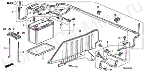 BATTERY (LH) B-6 BATTERY (LH)