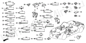 HARNESS BAND/BRACKET B-7-10 HARNESS BAND/BRACKET