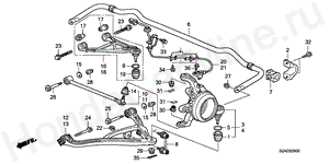 REAR STABILIZER/ REAR LOWER ARM B-29 REAR STABILIZER/ REAR LOWER ARM