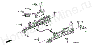 B-40-20 SEAT COMPONENTS (R.)